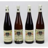 Vier Flaschen Wachenheimer Fuchsmantel, Riesling Beerenauslese, Weingut Karl Schaefer, Bad Dürkheim,