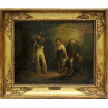 Charlet, Nicolas-Toussaint, (Paris 1792 - 1845 Paris), attrib., Napoleonischer Soldat mit Bettler