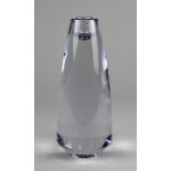 Rosenthal studio-line TAC o2 Glas-Kerzenleuchter, massiver Blockglas-Leuchter, H 17,5 cm, im Boden