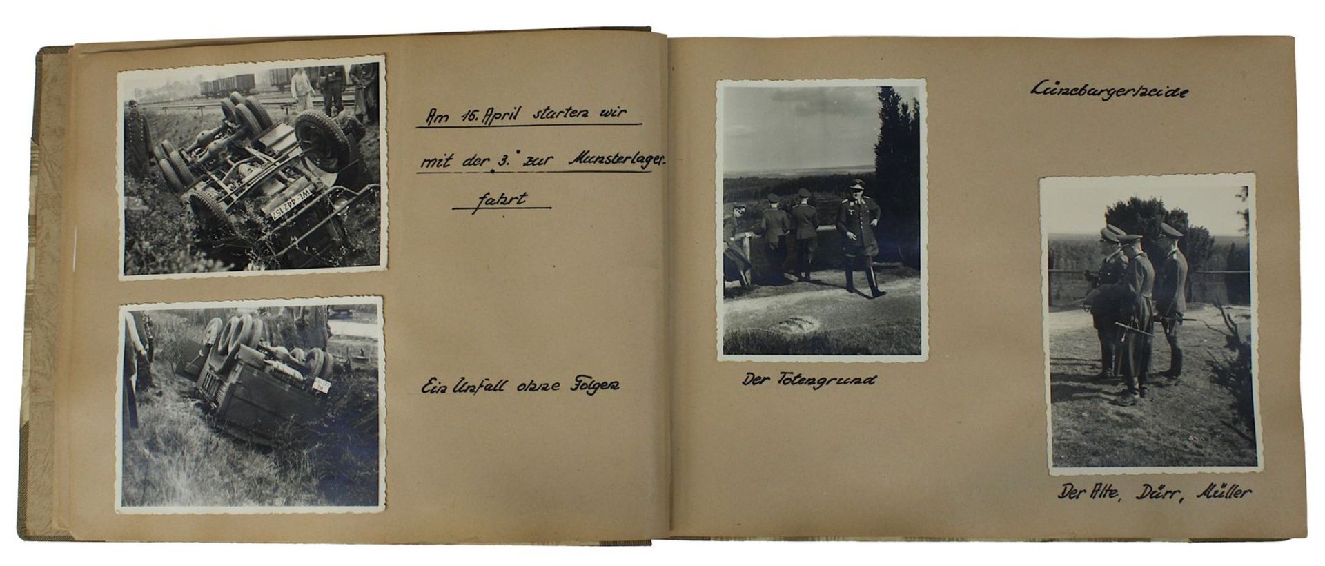 Photoalbum eines Wehrmachtsangehörigen 1938 bis 1940, Deutsches Reich 1933 - 1945, ca. 140 Photos,