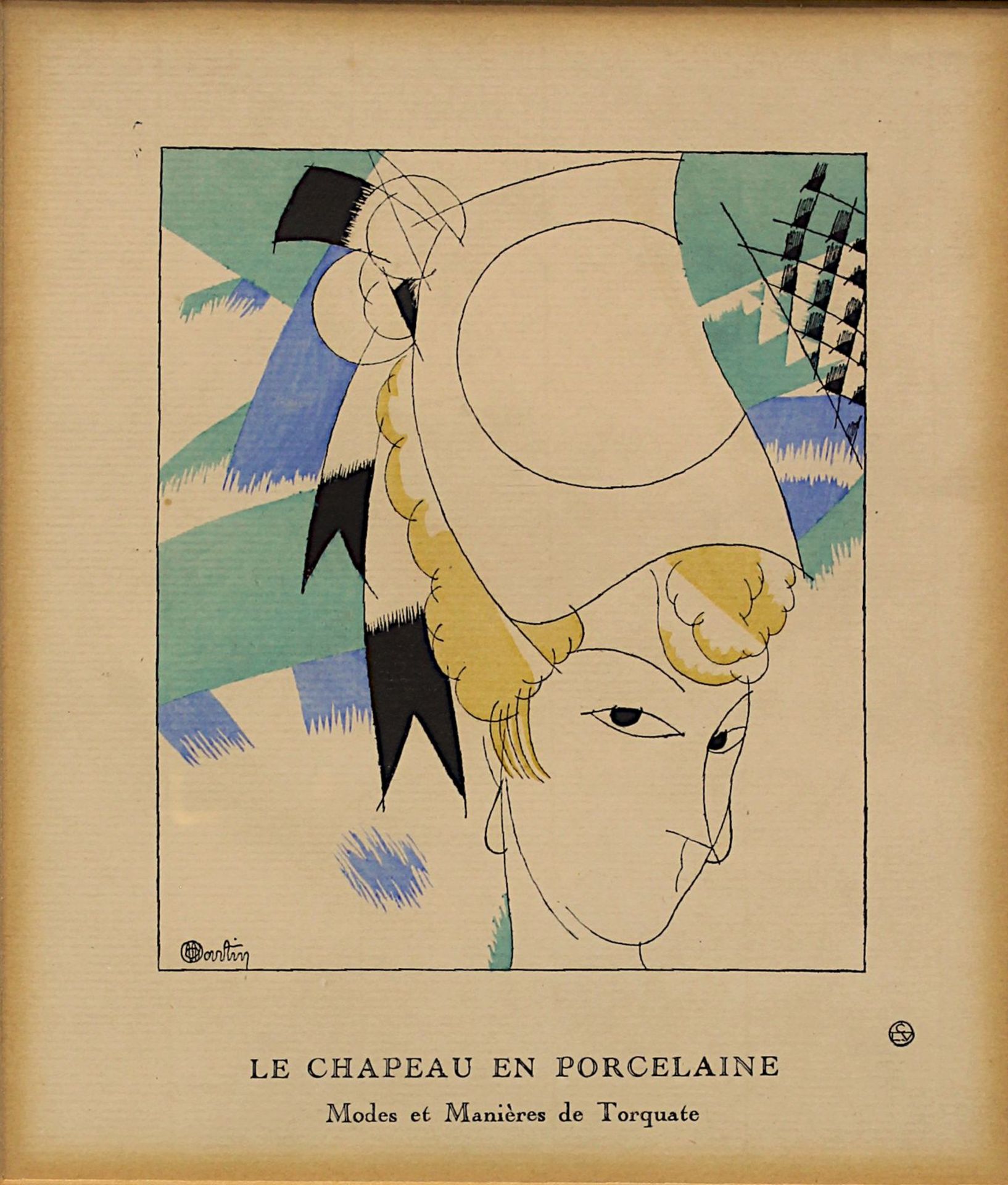 Charles, Martin (Montpellier 1884 - 1934 Paris), "Le Chapeau en Porcelaine-Modes et Manières de - Bild 2 aus 2