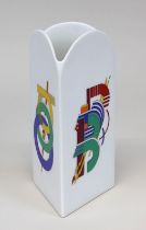 Porzellanvase, Rosenthal Studio - Linie, um 1980, "Glück - Vase", Entwurf Marcello Morandini (geb.