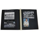 Album "Sportliche Erinnerungen", 2. H. 20. Jh., mit 130 Photos, wenige mit Autogrammen, meist von