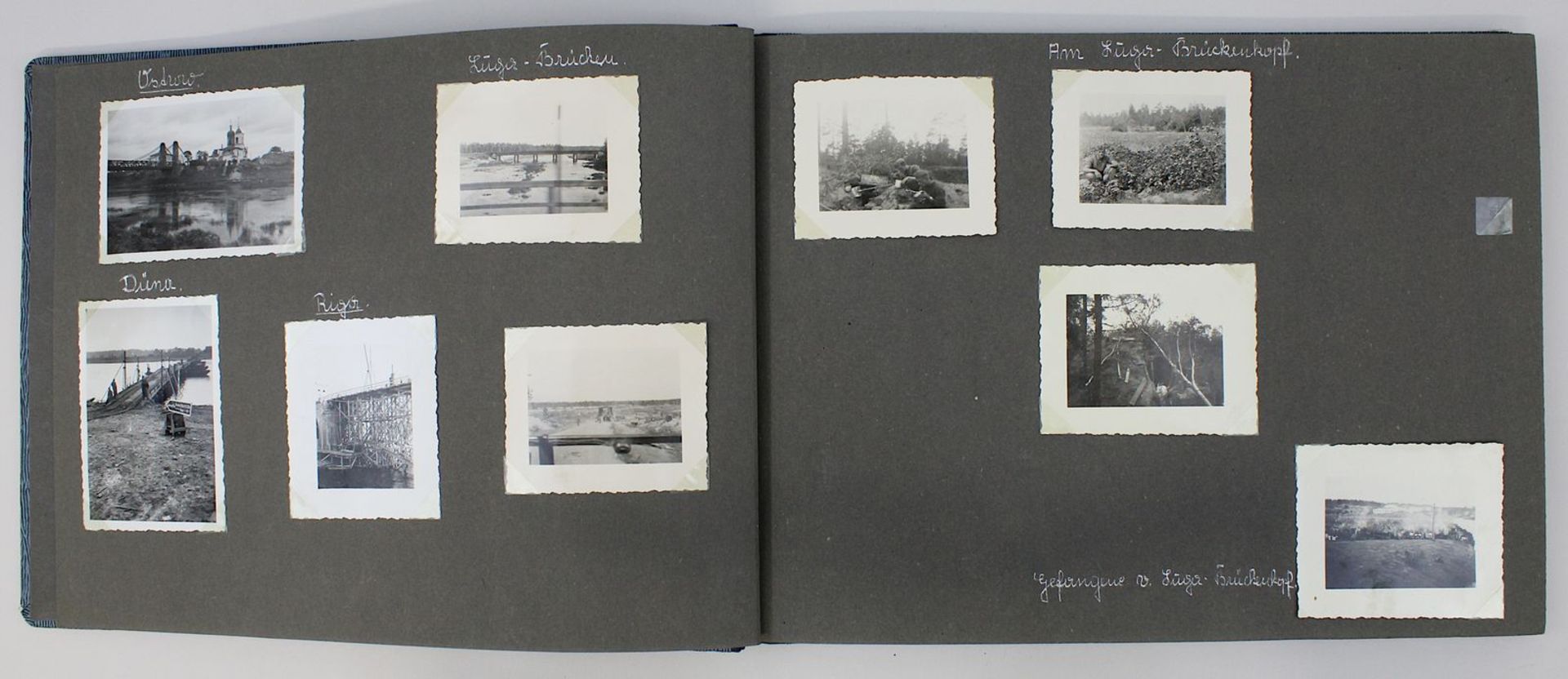 Photoalbum eines Wehrmachtsangehörigen zum Russlandfeldzug, Deutsches Reich 1933 - 1945, mit ca. 200 - Image 2 of 6