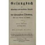 "Gesangbuch zur öffentlichen und häuslichen Andacht für das Herzogthum Oldenburg", Oldenburg 1792,