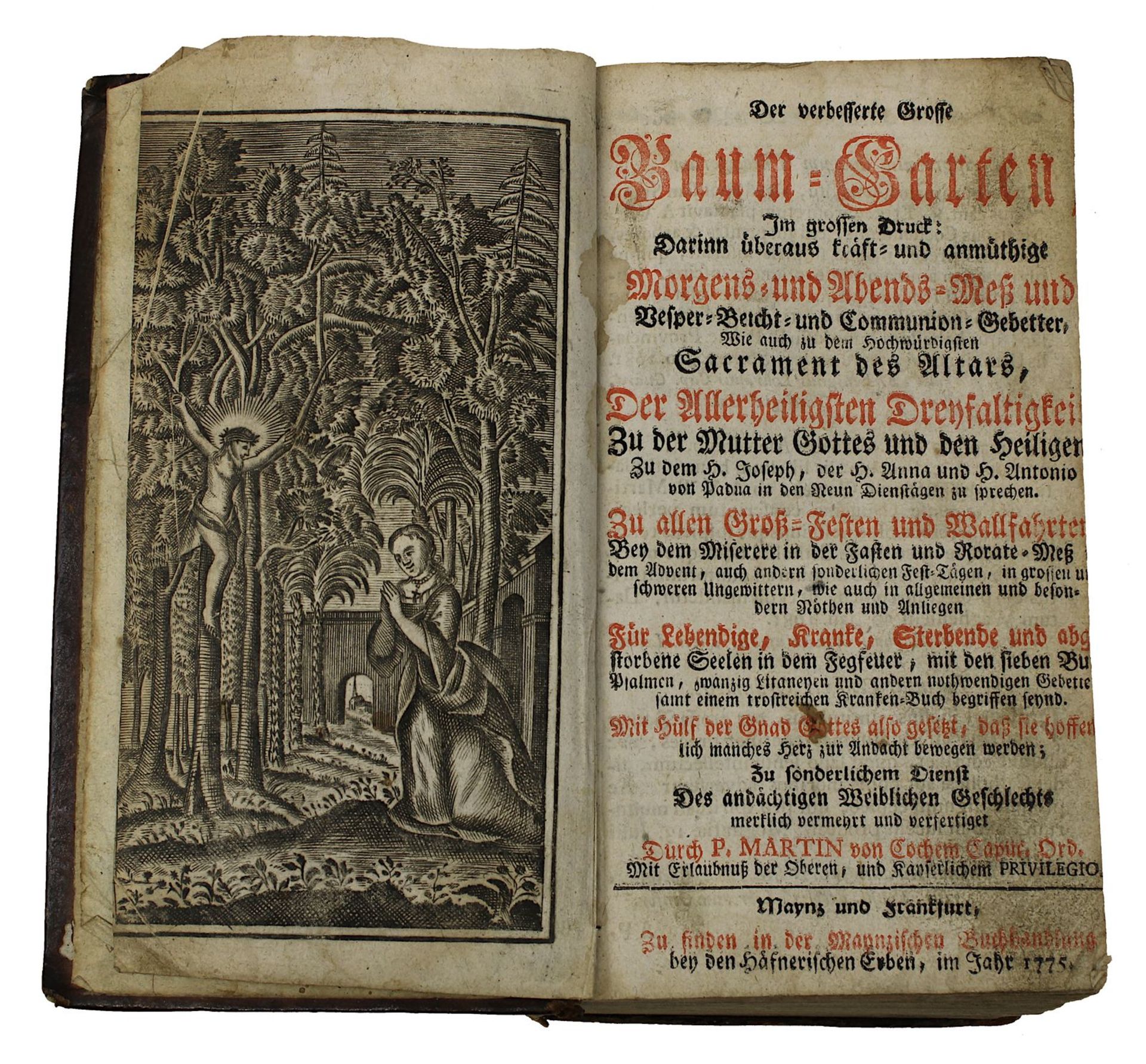 Martin von Cochem "Der verbesserte Grosse Baum-Garten", Mainz und Frankfurt 1775, 9
