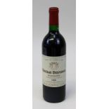 Eine Flasche 1990er Chateau Desmiral, Margaux, Grand Cru Classé, gute Füllhöhe, 3925 - 0182