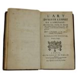 Gayot de Pitaval "L'art d'orner l'esprit en l'amusant", Bd. 1, 1. u. 2. Teil, Briasson Paris 1732,