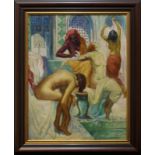 Kienmayer, Franz (Wien 1886 - 1963 Baden-Baden), Orientalische Haremsszene, Odaliske mit