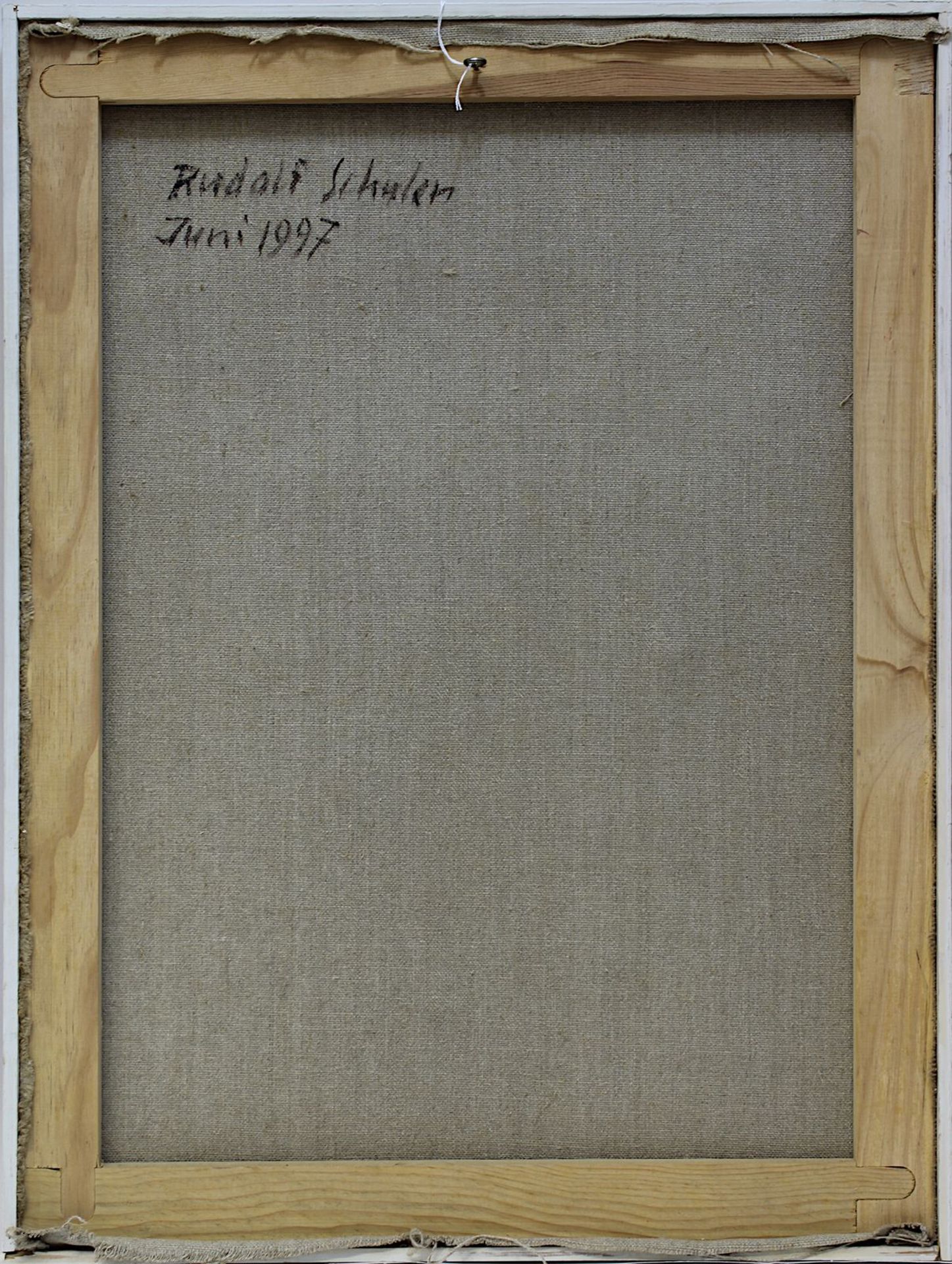 Schuler, Rudolf (geb. 1931 Großrosseln), Frauenportrait, Öl auf Leinwand, re. u. signiert und - Image 3 of 3