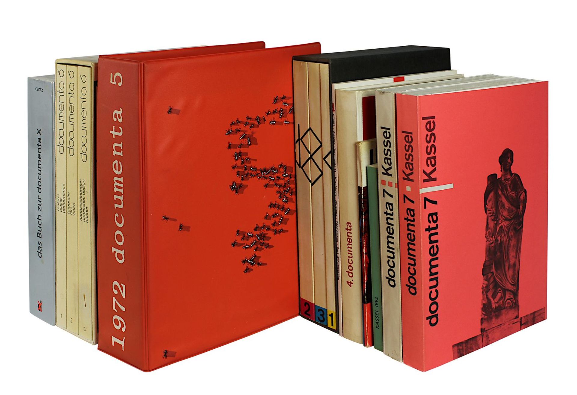Großes Konvolut zu den Documenta Ausstellungen Kassel 1959 - 2002: Documenta II, Katalog, Kunst nach
