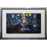 Fuchs, Ernst (Wien 1930 - 2015 Wien), Das letzte Abendmahl, Giclée-Druck, unt. li. num. 301/305,