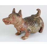 Xoloizcuintle, Hund des Gottes Xolotl, Keramik, Museumsreplik eines aztekischen Originals aus