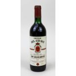 Eine Flasche 1985er Chateau Bel - Air Ouy, Saint - Emilion Grand Cru, St. Emilion Gironde, Füllhöhe: