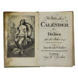 Friedrich Schiller "Historischer Calendar für Damen für das Jahr 1791", G. Göschen Leipzig o. J.,