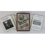 Seltenes Quartettspiel, Graf Zeppelin um die Erde, Nürnberg um 1920, mit 12 Sätzen a 4 Karten, von