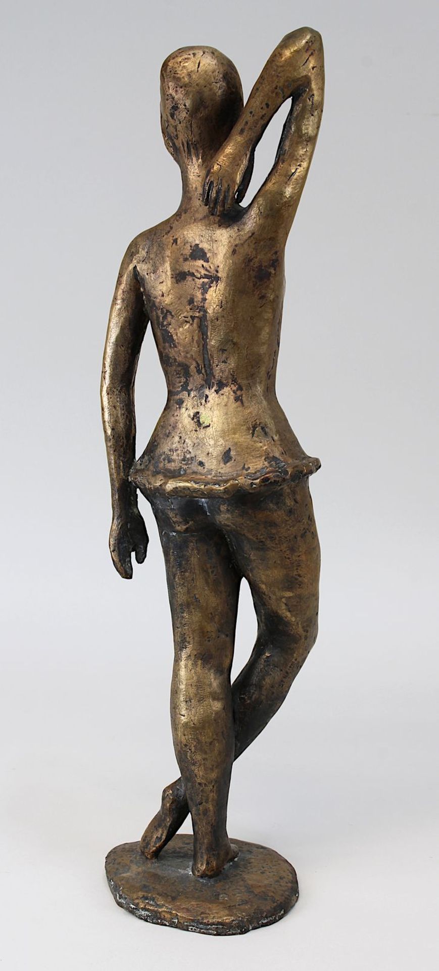 Friedrichsen, Roland (1910 - 1992), "Tänzerin", Bronze mit goldener Patina, auf mitgegossener - Bild 2 aus 3