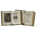 W. H. Ireland "La Abadesa", Bd. 1 u. 2, Barcelona 1838, jeweils mit Stahlstich, Bd. 2 m. Titel -