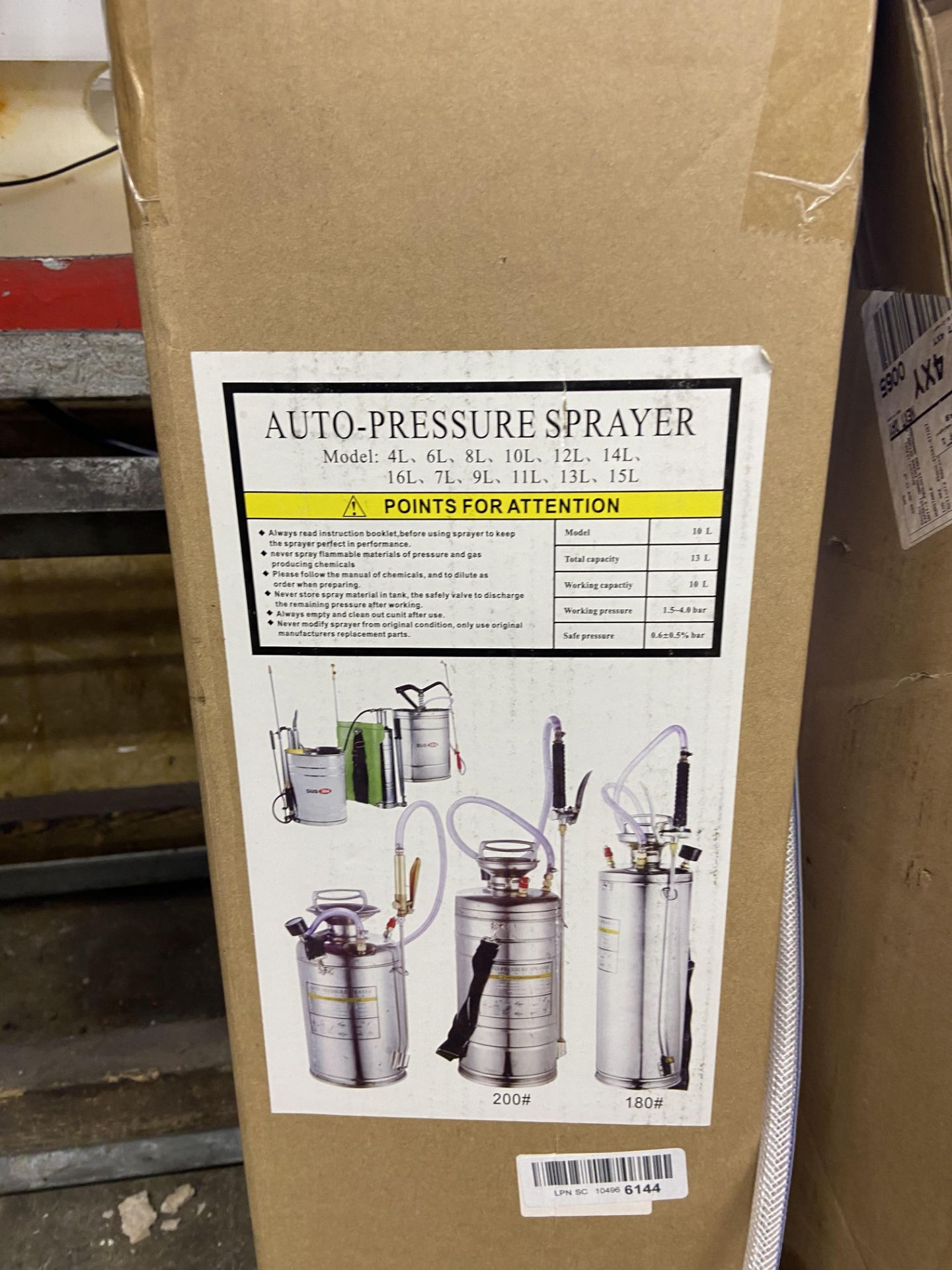 Two Pressure SprayersPlease read the following important notes:- ***Overseas buyers - All lots are - Image 2 of 2