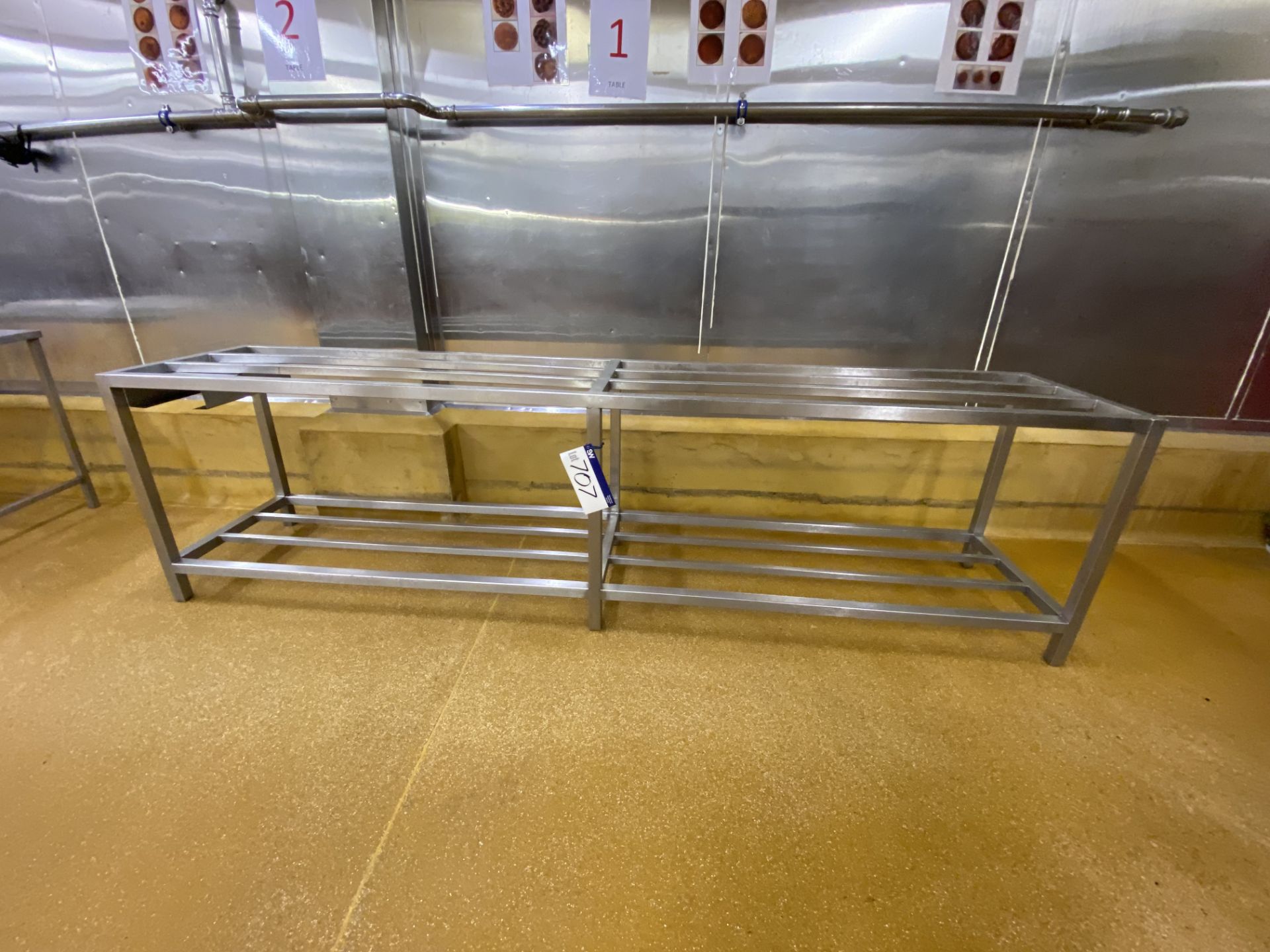 Stainless Steel Bench, approx. 3m x 600mmPlease read the following important notes:- ***Overseas - Image 2 of 2