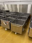 Ten Stainless Steel DOLAVs, each approx. 670mm x 670mm x 500mm deepPlease read the following