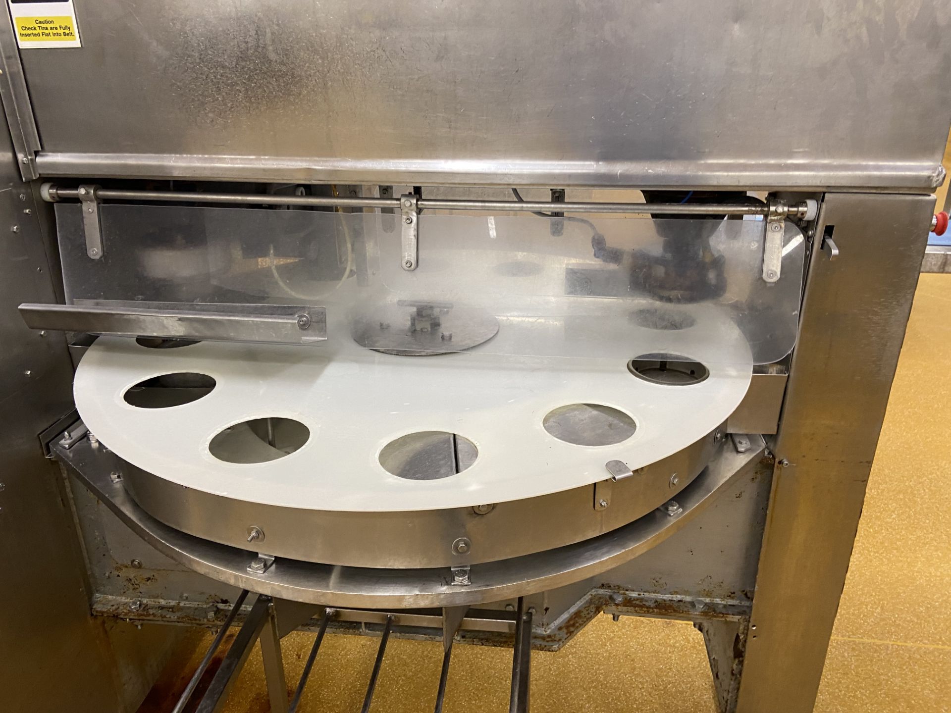 Big T ROTARY PIE FILLING & CRIMPING MACHINE (T5), with Orbiter pastry sheeter (S3), with stainless - Image 4 of 9