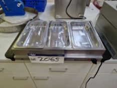 Stainless Steel Three Pot Bain Marie