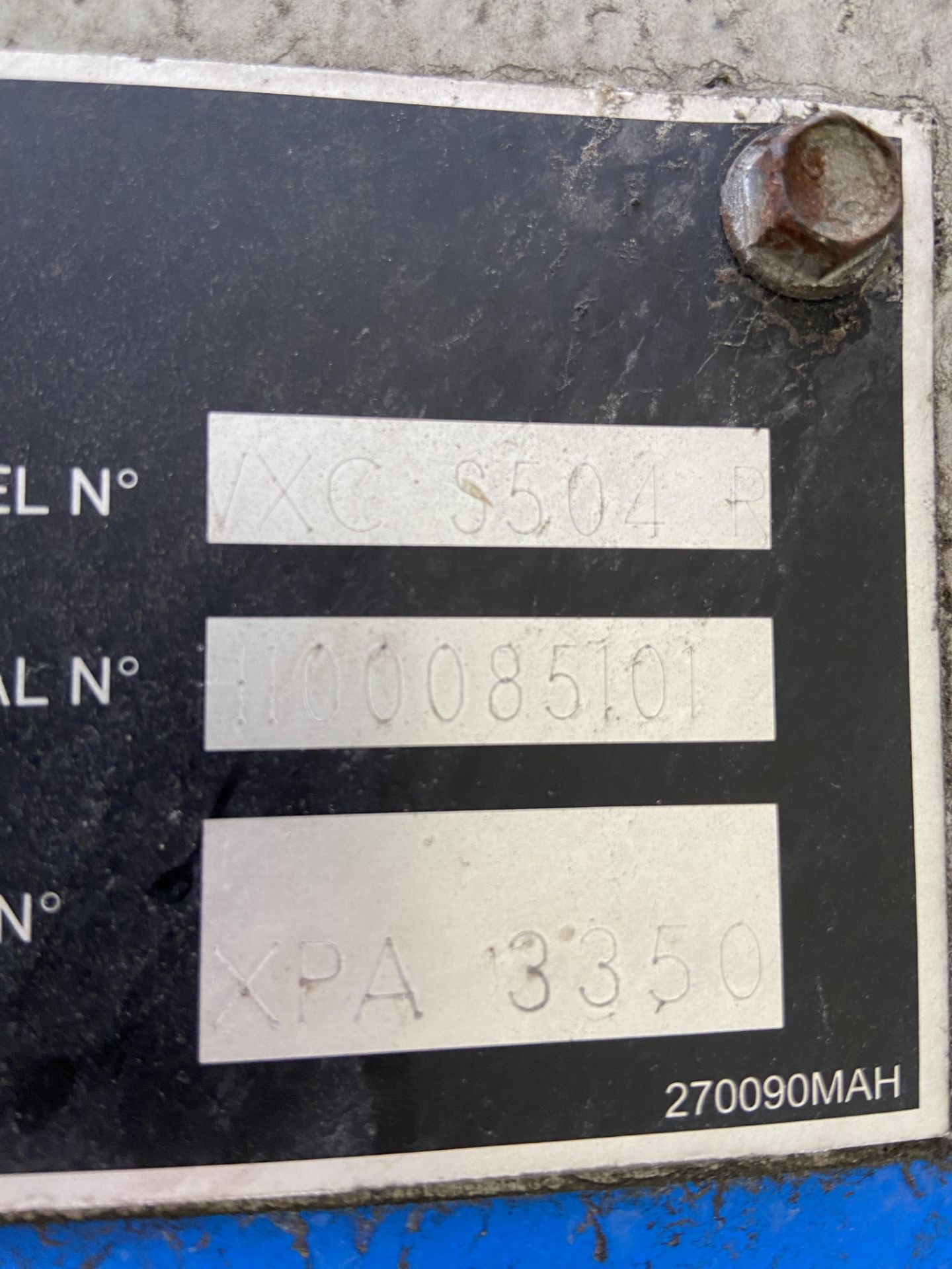 PAC VXC S504 Evaporative Condenser, serial no. H100085101, belt no. XPA 3350, approx. 5.5m x 2.4m - Image 5 of 6