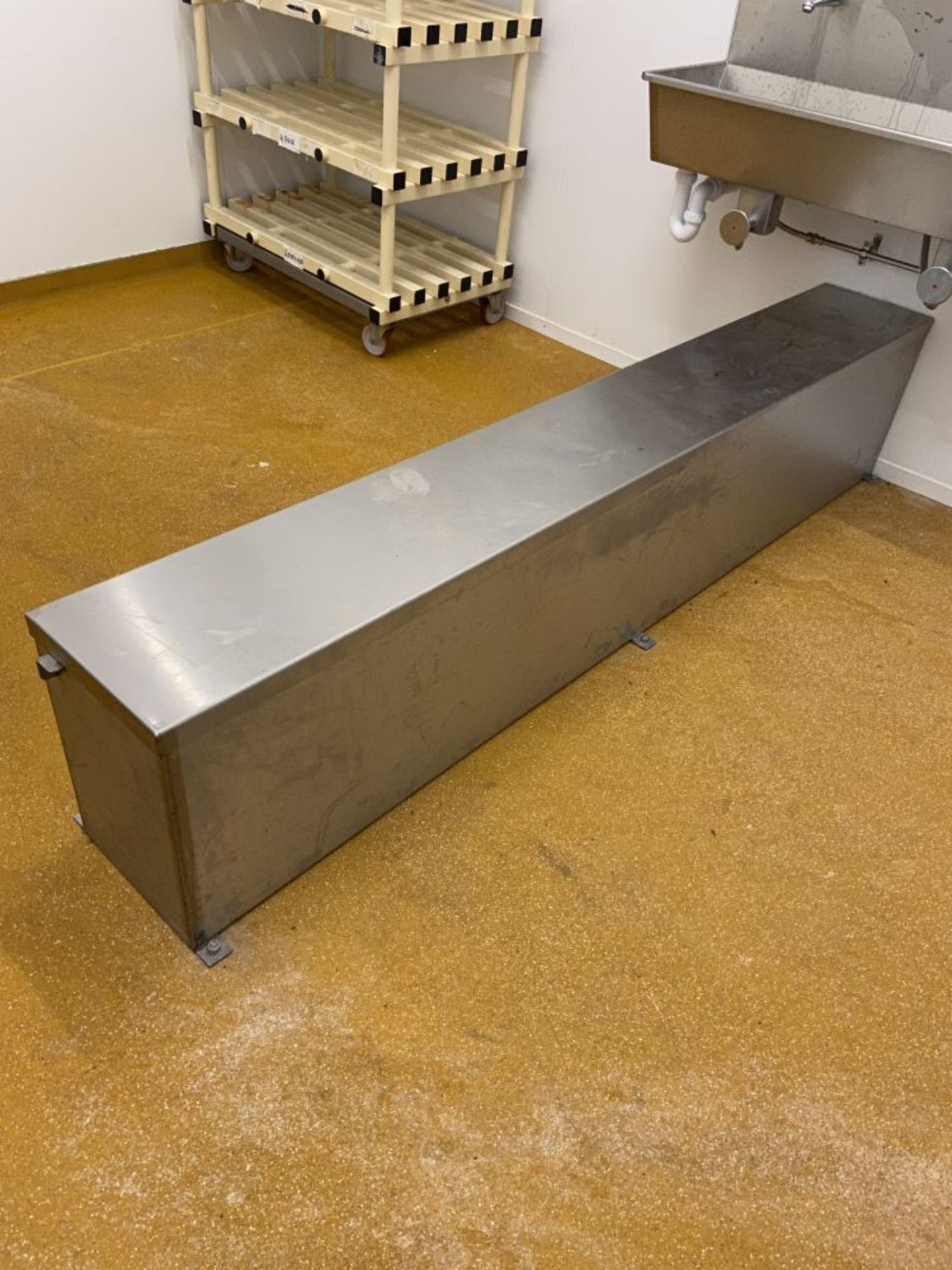 Stainless Steel Changing Room BenchPlease read the following important notes:- ***Overseas - Image 2 of 5