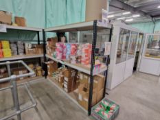 Two Bays of 3 Tier Boltless Shelving, Approx.