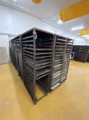 20 Stainless Steel Multi-Tier Mobile Tray Racks, each approx. 760mm x 530mm x 1780mm highPlease read