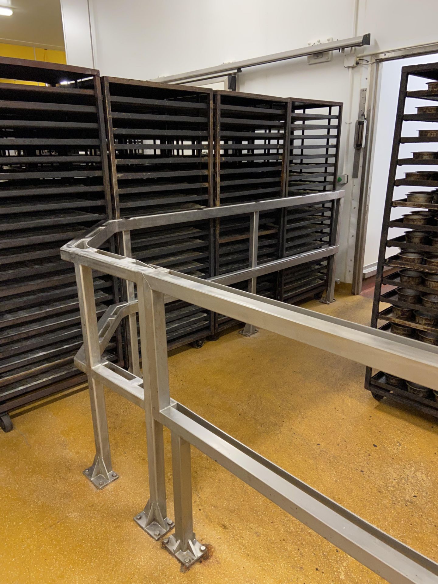 Stainless Steel L-Shaped Rail, approx. 3.25m x 2.75m overallPlease read the following important - Image 2 of 2