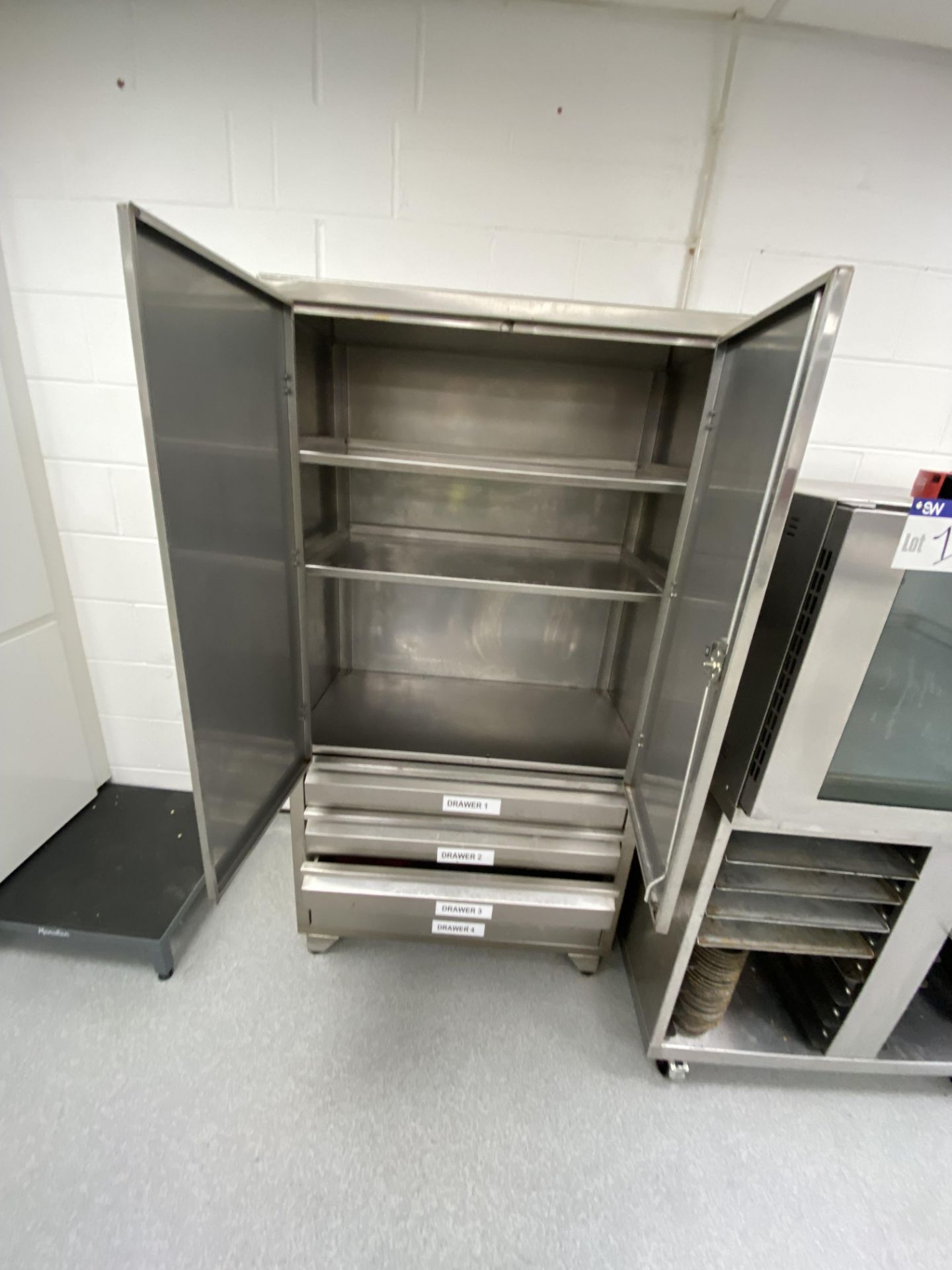 Double Door/ Multi-Drawer Stainless Steel CabinetPlease read the following important notes:- *** - Image 3 of 3