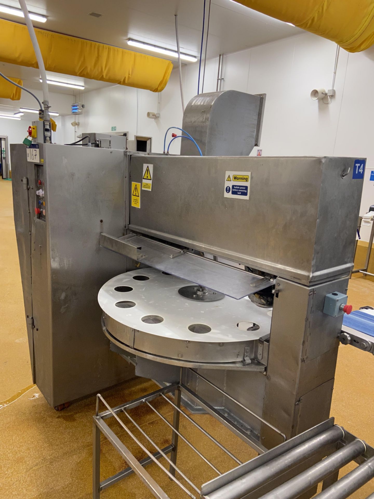 Big T ROTARY PIE FILLING & CRIMPING MACHINE (T4), with Orbiter pastry sheeter (S1), with stainless - Image 9 of 13