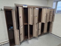 Nine 2 Door Metal Personal Lockers