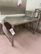 Stainless Steel Bench, approx. 1.15m x 800mmPlease read the following important notes:- ***