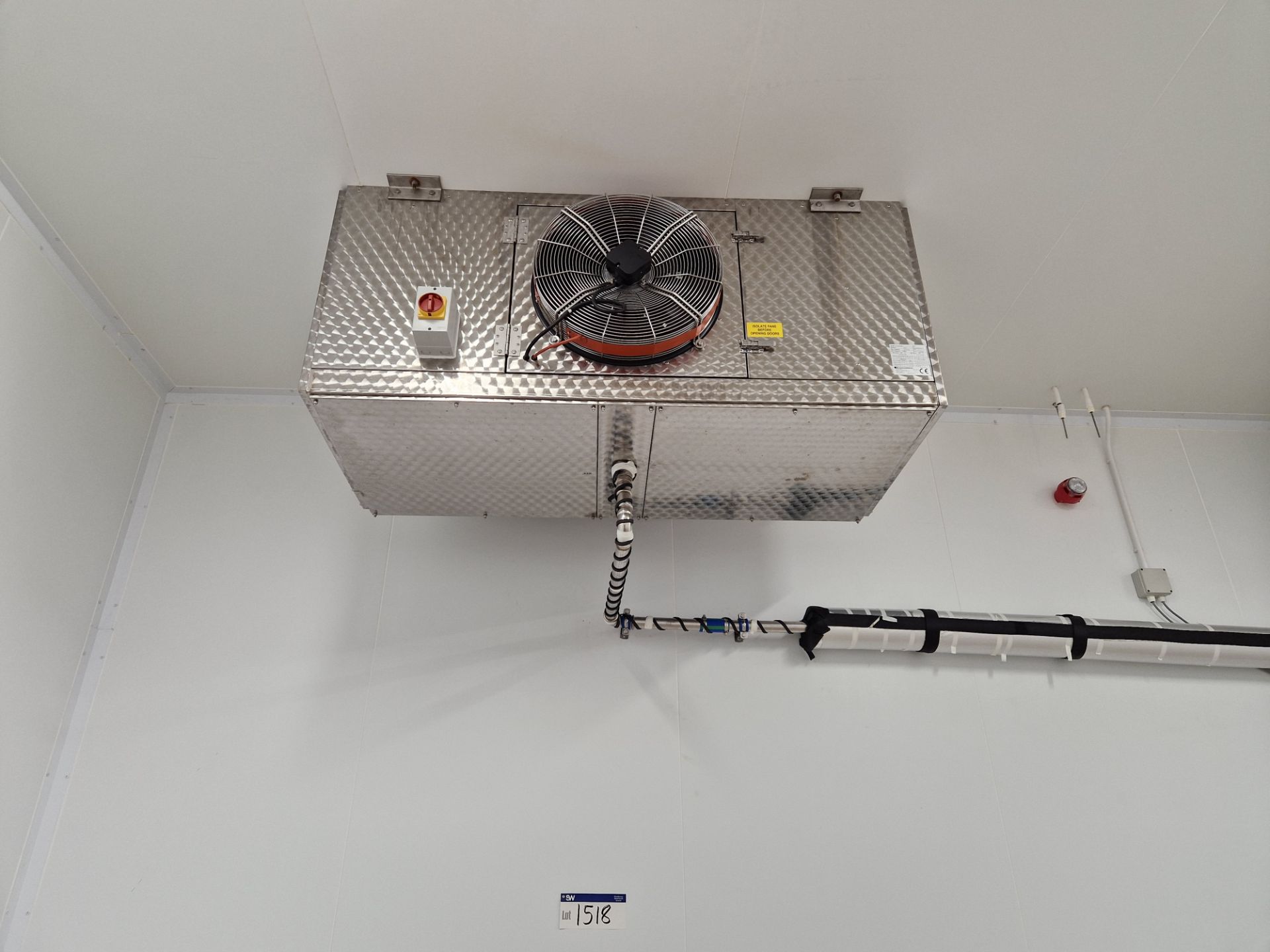Coolers & Condensers Ltd CF 8/13-64 Single Fan Evaporator, S/N SOP0030432 A (Evaporator must be