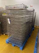 Quantity of Stainless Steel Wire Mesh Baking Trays, with three plastic palletsPlease read the