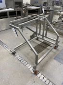 Stainless Steel Transporter Trolley, approx. 1.27m x 1.1m widePlease read the following important