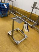 Mobile Stainless Steel Tray Rack, approx. 860mm x 500mmPlease read the following important