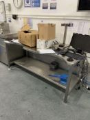 Stainless Steel Bench, approx. 1.75m x 700mmPlease read the following important notes:- ***
