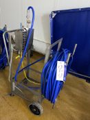 System Cleaners Stainless Steel Cleaning Trolley, with hosePlease read the following important