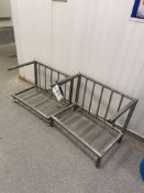 Two Stainless Steel Shoe RacksPlease read the following important notes:- ***Overseas buyers - All