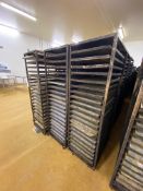 19 Stainless Steel Multi-Tier Mobile Tray Racks, each approx. 760mm x 530mm x 1780mm highPlease read