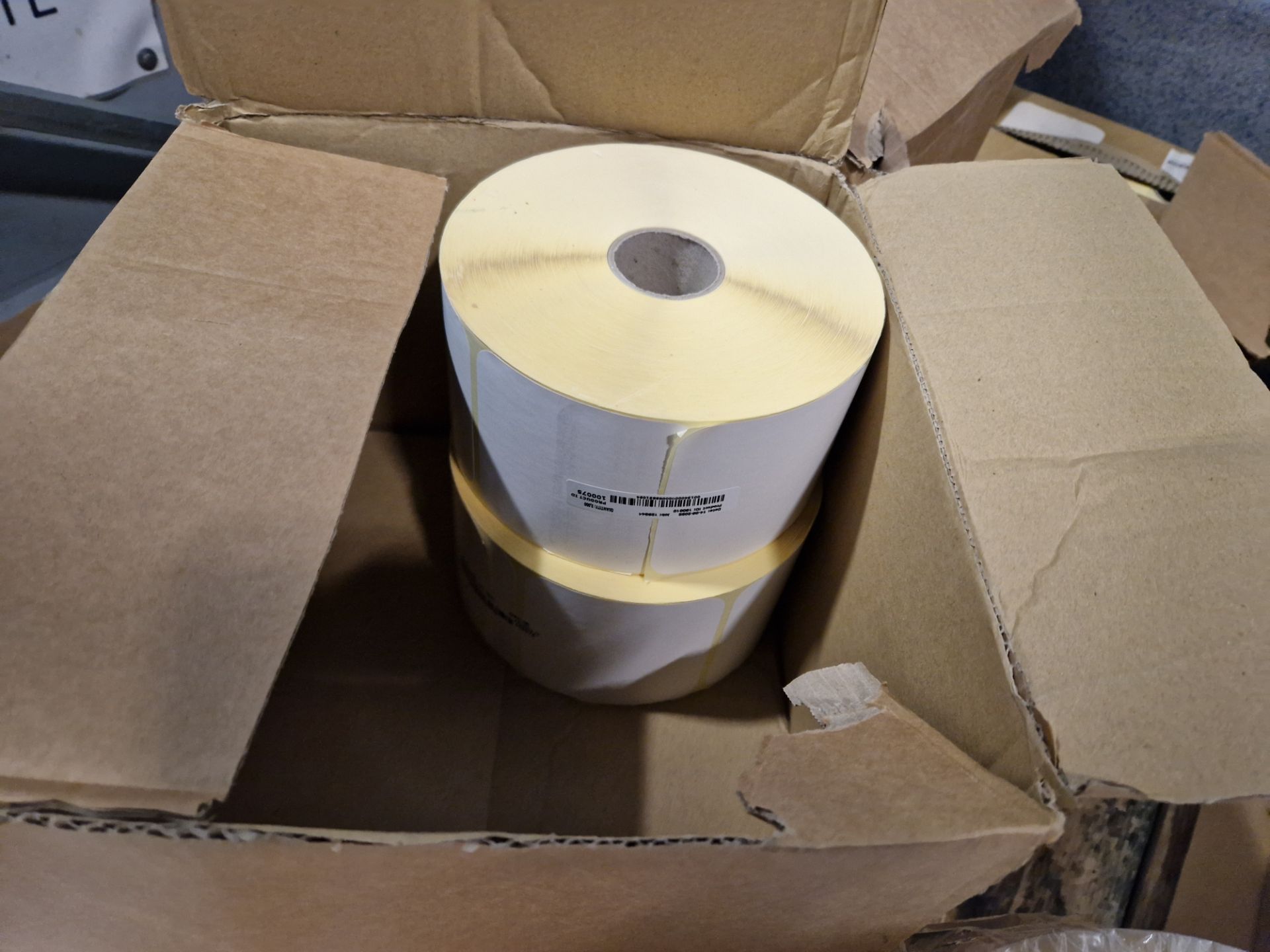 Quantity of Vibac 6 Trasp 48x990 105 Tape, White Labels and Puple Tape, as loted - Image 5 of 5