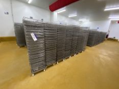Quantity of Stainless Steel Wire Mesh Baking Trays, with approx. 59 stainless steel framed