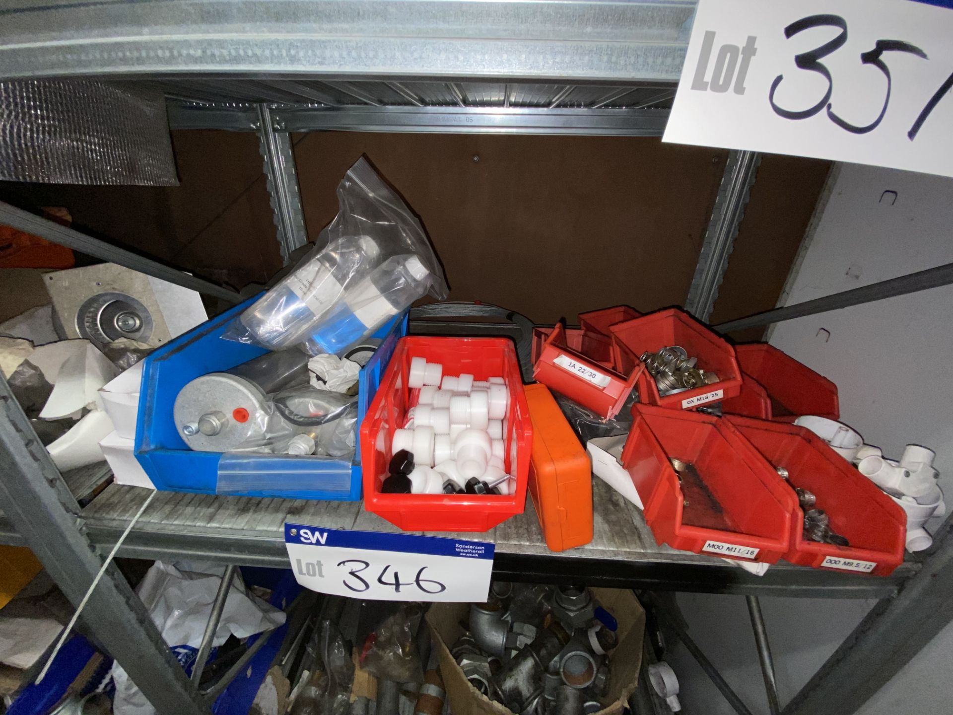 Contents of One Bay of Rack, including assorted fittings as set outPlease read the following - Image 3 of 4