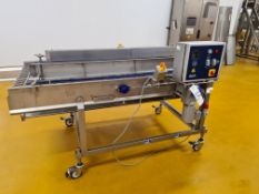 GEA MOBILE STAINLESS STEEL INTERCONNECTING TRANSPORT CONVEYOR 3000/1000, serial no. E022180805450,