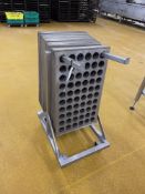 Double Sided Stainless Steel Tin Holding Rack, with quantity of tin holdersPlease read the following