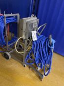 Alto S 3000 Cleaning Trolley, with two reels of hose and hose trolleyPlease read the following